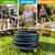 Heavy Duty Garden Hose 50FT 5/8", Non-Expanding No Kink Flexible Water Hose