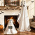 2 Pack Spooky Ghost Dog Halloween Decor Indoor for Party Decorations