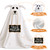 2 Pack Spooky Ghost Dog Halloween Decor Indoor for Party Decorations