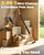 Snoonwee 2-in-1 Cordless Pole Saw & 6-Inch Mini Chainsaw for Tree Trimming
