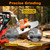 OMCCHK Chainsaw Sharpener Jig, 9 Titanium Diamond Bits for 4-22" Saw Chains