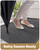 Color&Geometry Ultra Thin Indoor Door Mat 32"x48"Entrance Mat,Charcoal Grey