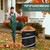 Rachmi 40 Gallon Collapsible Pop-Up Trash Can 2-Pack 22"x26.4", Black