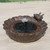 Solar Bird Bath Fountain,Sunflower with Resting Bird,Solar Powered with 3 Nozzles,Outdoor Garden Bird Bath,Solar Water Fountain for Bird Bath,Hummingbird Bird Bath for Outdoor