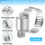 ⅜ inch Self Sinking Aeration Hose,100 Feet Pond Aerator Hose Kit
