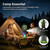 Portable Misting Fan with Remote, 2L Water Tank & 2 Spray Modes, 30000mAh Rechargeable Outdoor Cooling Fan, 4 Wind Speeds, 3 Timers, 120° Oscillation, RGB Lights & Flashlight for Camping Beach Patio