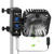 DAOTAILI 4" Grow Tent Clip Fan with Temperature & Humidity Control, LCD Display, Oscillating Fan for Hydroponics