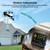 Weather Station Wireless, 12-in-1 Weather Station with Rain Gauge, Wind Speed, Weather Forecast, Air Pressure, Humidity, Alarm Clock, Apparent Temperature(No WiFi)