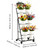 Flower stand Flower stand with buckets Suitable for flower shops, celebration events, and indoor and outdoor flower bar 6-bottle Flower Display Stand, Flower cart equipped with a blackboard and wheels