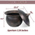 Metal Garden Hose Storage Pot,Vintage Copper Finish Hose Holder with Lid