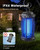 Bug Zapper Outdoor, Plug in Electric Mosquito Fly Zapper w/ 15W Light & 4200V Grid & on/Off Switch, Mosquito Traps & Killer for Indoor, Kitchen（2 Packs）