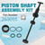 263055 Piston Shaft Assembly Replacement Kit Compatible with Pentair PVC Slide Pool, FNS Plus Backwash Valve and Spa Valve, Replace Push-Pull Slide Valve 263064 263052 263053 263078 263079