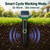 8 Pack Solar Powered Mole Repellent Outdoor, Waterproof Gopher Repeller