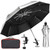 FixOasis 60" Folding HVAC Umbrella with Magnetic Base, Universal Clip Included, Reinforced Fiberglass, Wind-Resistnat, Portable Magnetic Umbrella, For HVAC and Outdoor Activities, 180°Adjustable