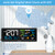 Geevon Weather Stations Wireless Indoor Outdoor Thermometer with Atomic Clock, HD Color Display Digital Temperature Humidity Gauge with Brometer, Comfort Indicator, and Adjustable Backlight (Black)