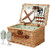 ZORMY Wicker Picnic Basket for 2, Vintage Picnic Basket - Flower