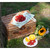 ZORMY Wicker Picnic Basket for 2, Vintage Picnic Basket - Flower
