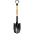 Shovel for Digging Round Point Garden 41 Inch D-Handle Wooden Handle