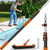 Buyplus 16FT Telescoping Pool Pole with Brush, Heavy Duty Reinforced Aluminum Telescopic Pole Adjusts 4-16 Feet, Includes 19" Swimming Pool Brush Head, Universal Fit for Skimmer Net, Vacuum Head