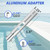 Buyplus 16FT Telescoping Pool Pole with Brush, Heavy Duty Reinforced Aluminum Telescopic Pole Adjusts 4-16 Feet, Includes 19" Swimming Pool Brush Head, Universal Fit for Skimmer Net, Vacuum Head