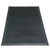 Rubber-Cal "Dura-Scraper Linear" Commercial Rubber Entrance Door Mat - 3/8 in x 3 ft x 5 ft - Black