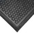 Rubber-Cal "Dura-Scraper Linear" Commercial Rubber Entrance Door Mat - 3/8 in x 3 ft x 5 ft - Black