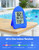 LuxBlue Solar Pool Thermometer Wireless with Light Show -650FT Transmission