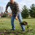 56 Inch Heavy Duty Round Point Digging Shovel with Orange Fiberglass Handle