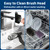 Electric Grill Brush for Outdoor Grill, Cordless BBQ Electric Grill Cleaner