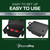 XTERMIPRO Large Rat & Mouse Bait Station - 6 Pack - Rat Bait Stations for Mice Outdoor/Indoor - Tamper Resistant - Child & Pet Safe Rodent Bait Station - Outside Traps - Bait Box Pest Control