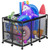 POOLHOUR XXL Large Pool Float Storage Bin, Pool Toy Organizer, Black
