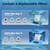 JESIMAIK Pool Vacuum, 18.5 GPM Suction Pool Vacuum for Above Ground Pool with Telescopic Pole, 60 Min Runtime, Cordless Pool Vacuum for Above & Inground Pools, Cleans Leaves and Debris
