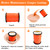 Parts Camp Trimmer Line .095 5Lb Orange Round 1430' Length Commercial Spool of line