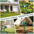 2026 Upgraded 4-Pack Solar Ultrasonic Animal Repellent Outdoor for Yard