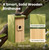 Birdfy Bird House with Camera Solar Powered with Metal Cladding for Outside