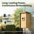 Birdfy Bird House with Camera Solar Powered with Metal Cladding for Outside