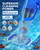 Dolplets Cordless Handheld Pool Vacuum Cleaner for Inground Pool with Pole