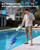 Dolplets Cordless Handheld Pool Vacuum Cleaner for Inground Pool with Pole
