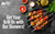 Fuego Skewers for Grilling - 17" Stainless Steel Flat Blade with Push Slider | Reusable & Dishwasher Safe | BBQ Skewers and Shish Kabob | Set of 8