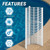 Aumzong 48 sq Swimming DE Pool Filter Grids Compatible with Hayward Pro-Grid DE4820,Micro Clear DE4800 and DE480S,for Penair FNS Plus Grid Set 48 Sq.Ft. (24 inch Height)