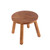 zaowofires Round Solid Wooden Stool,Plant Stand,Step Stool,Walnut,10" H