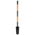 VNIMTI Heavy Duty Shovel with Fiberglass Handle for Digging and Gardening, Metal, 58 Inches