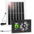 Solar Fan for Chicken Coop with 16.4Ft Cable,3/6H Timer, Waterproof