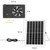 Solar Fan for Chicken Coop with 16.4Ft Cable,3/6H Timer, Waterproof
