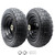 10-Inch Solid Replacement Tire and Wheel 4.10/3.50-4" - Flat Free Tires for Cart, Dolly, Hand Truck, Generator, Lawnmower, Garden Wagon with 5/8” Axle Bore Hole - Double Sealed Bearings (2)