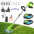 Cordless Weed Wacker Eater Brush Cutter Weed Trimmer with Blade Stringless