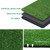 NINXANG Artificial Grass Turf Lawn Outdoor Indoor 4FTx6FT Fake Grass Carpet for Pets 0.4 Inch Realistic Faux Grass Rug with Drain Holes for Garden Lawn Landscape Balcony Party Wedding Christmas Rug