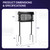 Spansol Solar Bug Zapper Outdoor, Purple UV Mosquito Zapper with Smart Rain Off Rechargeable Mosquito Killer Lamp, Wireless Solar Powered Fly Trap for Yard Patio RV (Pure Black)