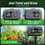 RAINPOINT Easy-Setup Solar,Rechargeable,USB-C Powered Automatic Drip Irrigation Kit System for Garden Outdoor/Indoor,Plant Waterer Device Balcony Patio Grow Tent Greenhouse Indoor Water 10-20 Plants
