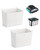 FEATCH 2-Pack 3µm Filter Basket Insert for Aiper Scuba S1 Pool Cleaner, Replacement Filter, Not Compatible with S1 Pro, White Frame Not Included